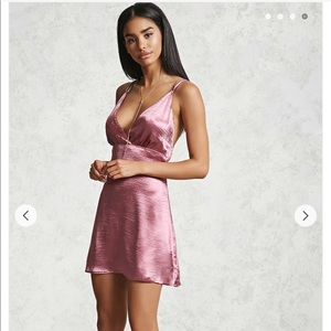 F21 Satin swing dress BNWT