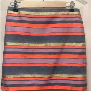 J. Crew Factory Striped Skirt