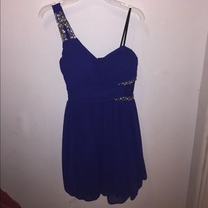 BLUE HOMECOMING DRESS