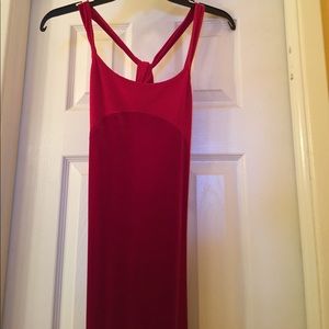 Long vintage velvet like dress