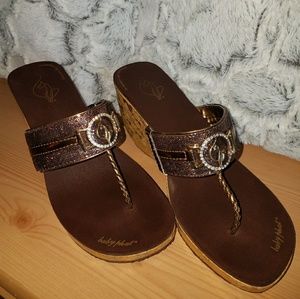 Baby phat wedged sandles