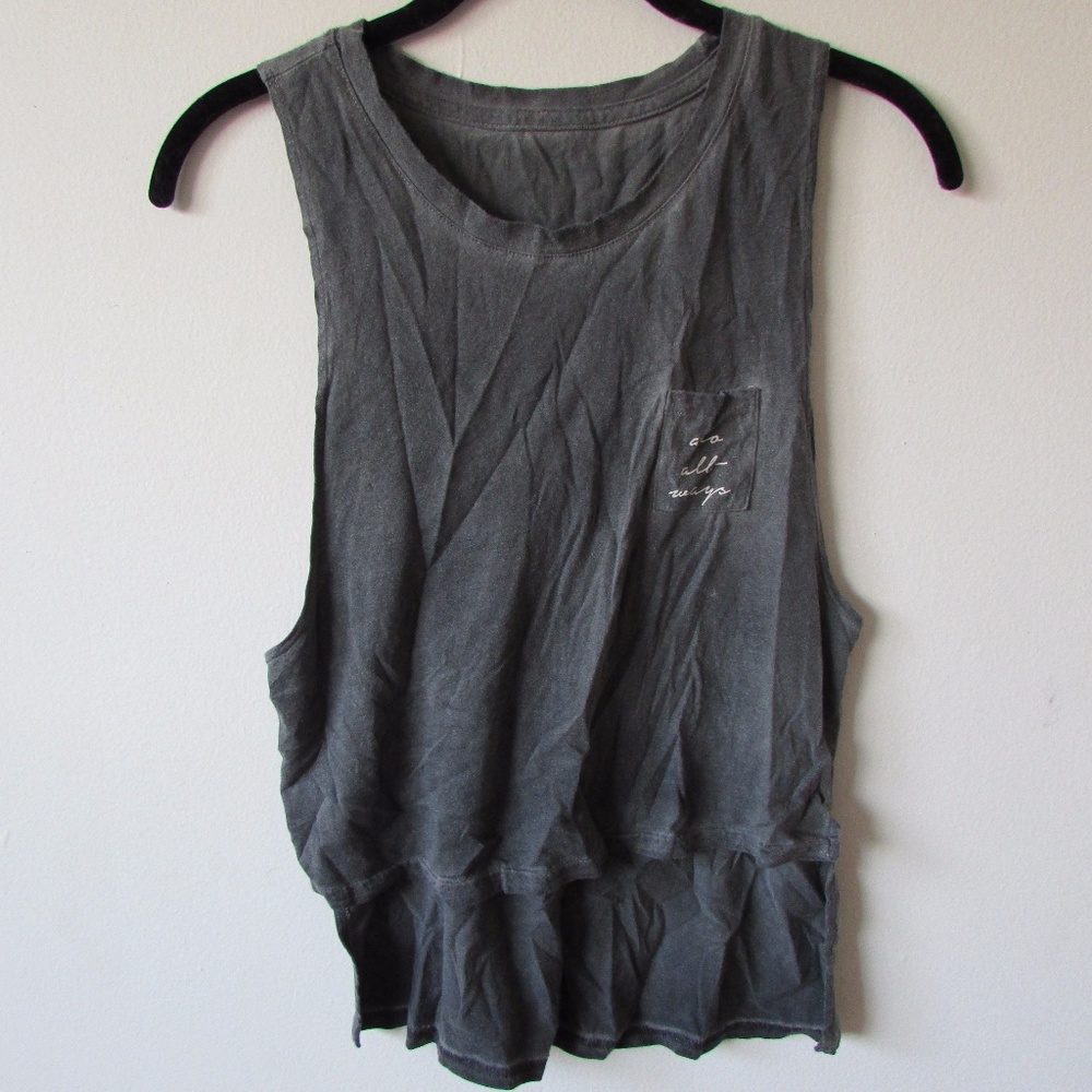 ALO YOGA HIGH LOW FLOWY TANK