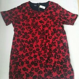 Simply Emma red/black rose dress 3X
