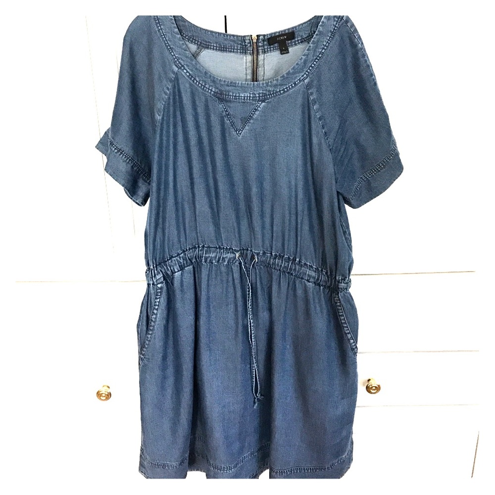 END OF SUMMER SALE •• JCrew chambray dress