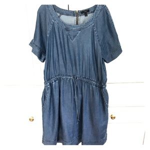 END OF SUMMER SALE •• JCrew chambray dress