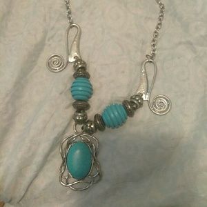Turquoise and Silver Necklace
