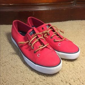 Sperry Top-Sider Women's Pier View Sneakers in Red
