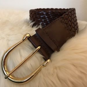 Michael Kors braided belt size.  L
