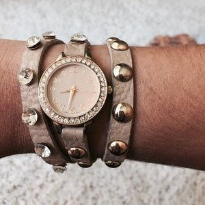 Studded Wrap Watch
