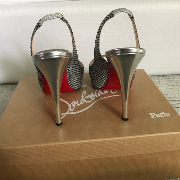 Christian Louboutin Pigalle 120 Omicron Fabric - Picture 3 of 4