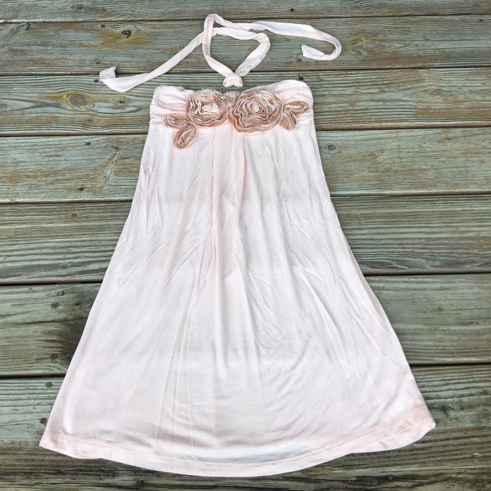 Wearever light pink Strapless Dress