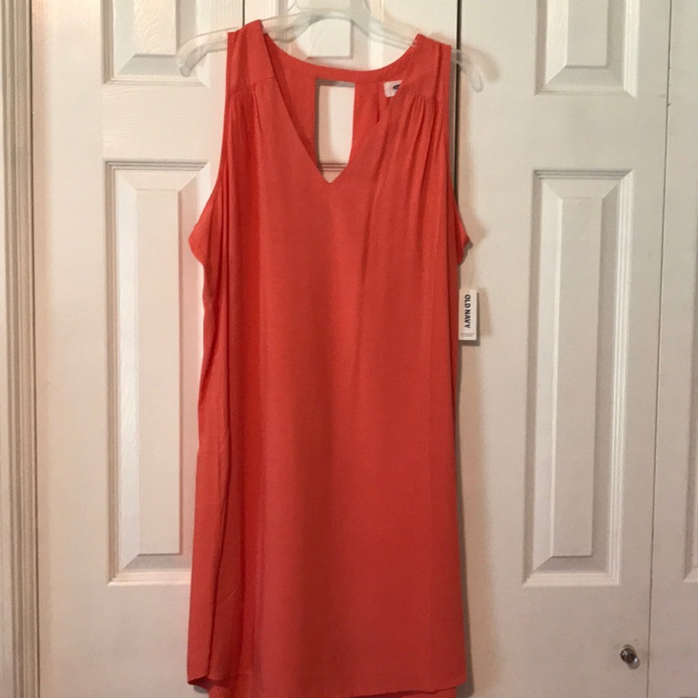 Coral dress from Old Navy!