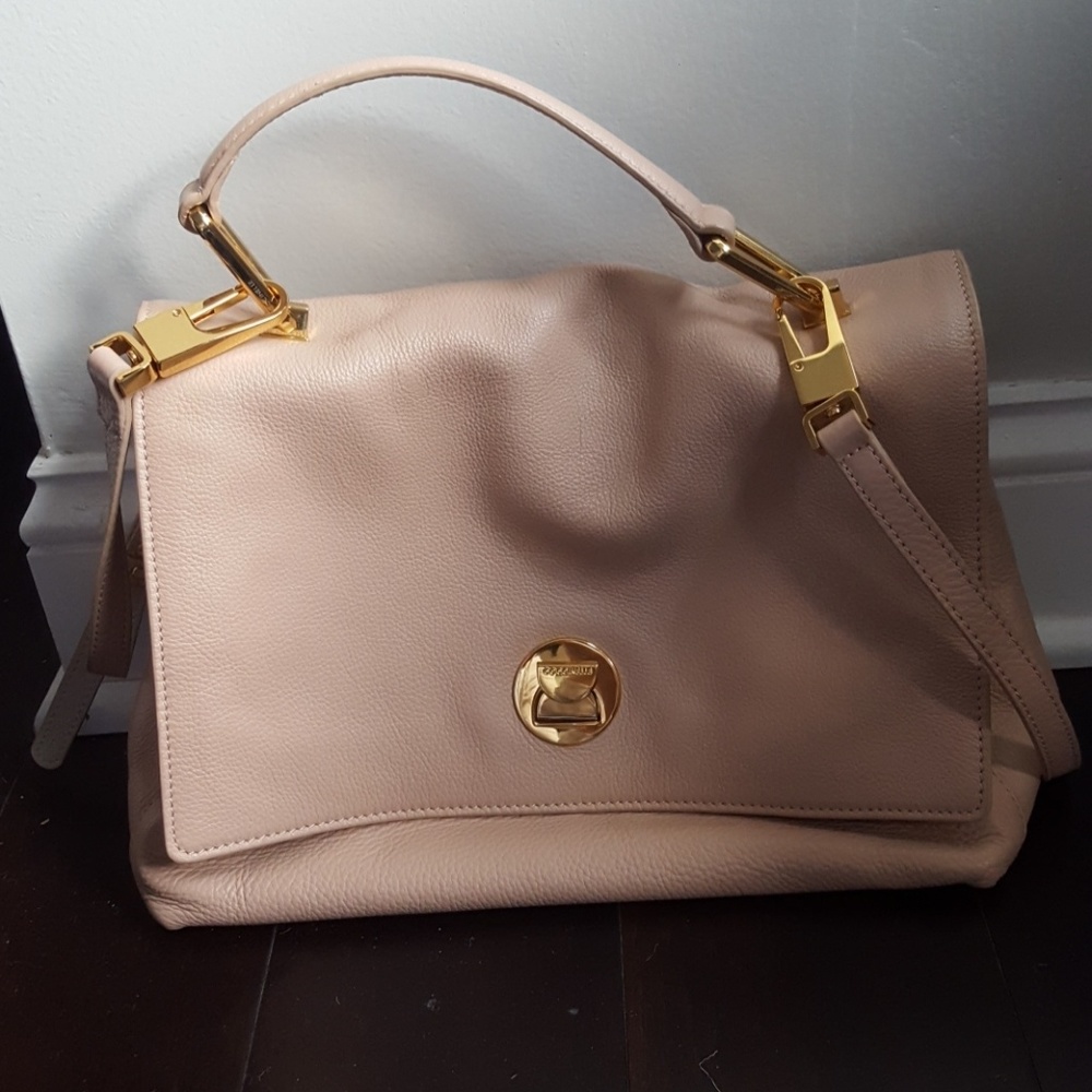 Top Handle Coccinelle Italian Leather Handbag