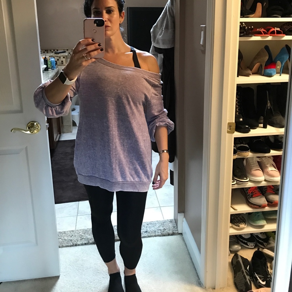Stylish Sweat top! Size Small.