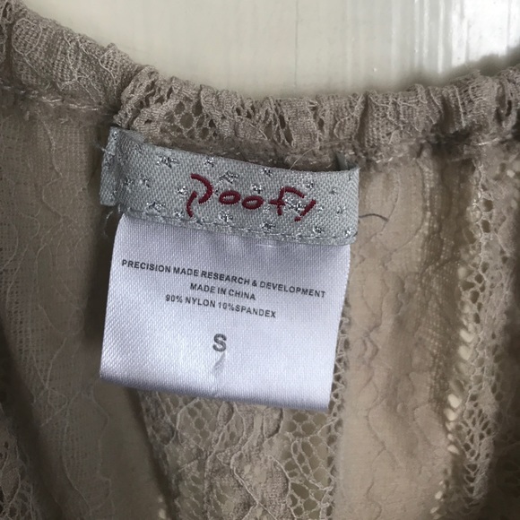 Boho off the shoulder lace top - Picture 3 of 3