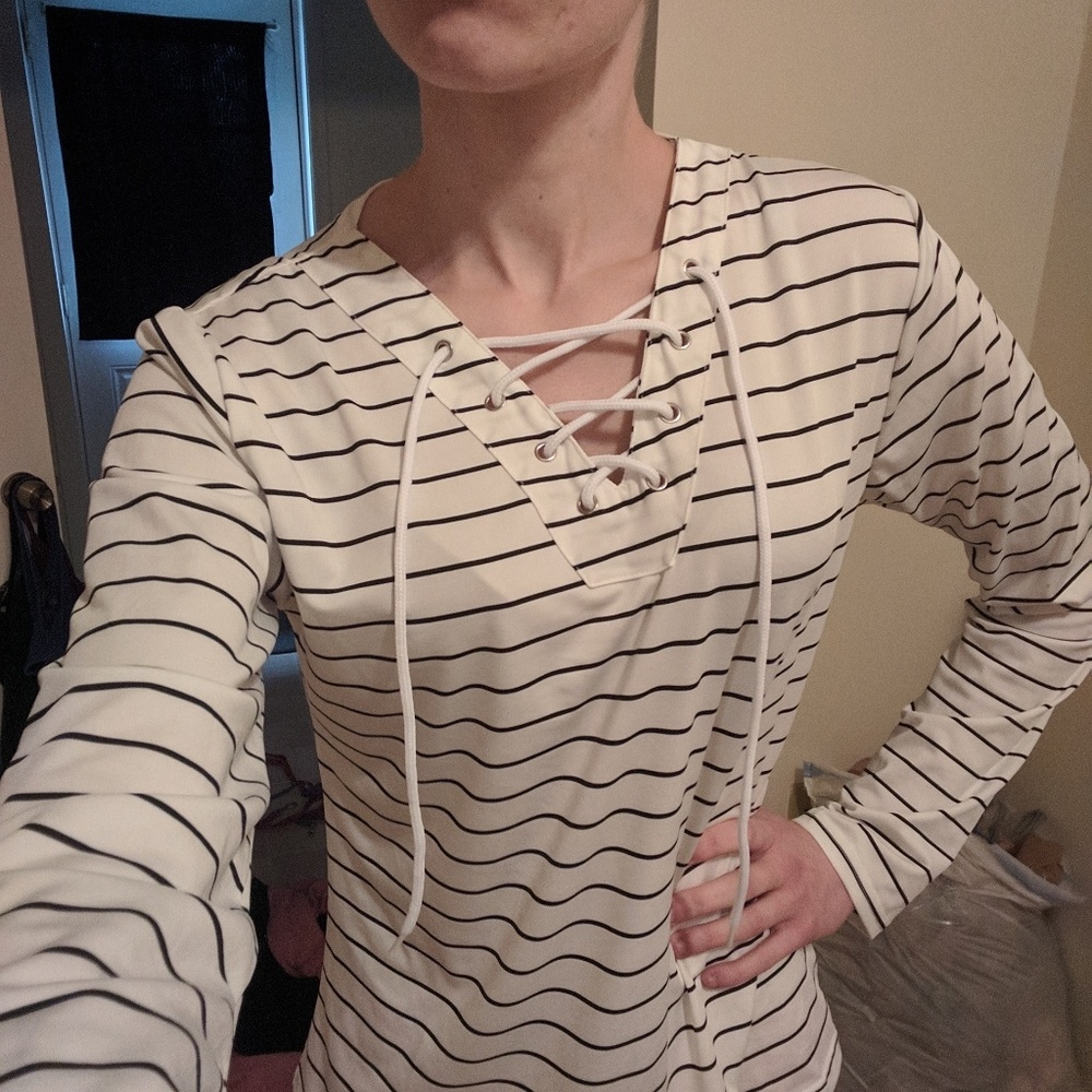 NWT Tie-up shirt