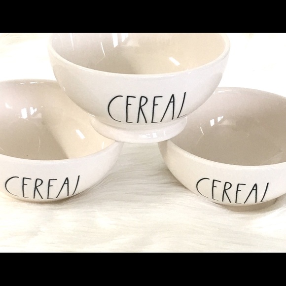 Rae Dunn by Magenta "Cereal" bowls (set of 3) - Picture 2 of 8