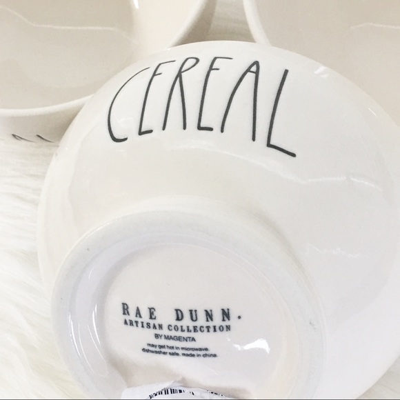 Rae Dunn by Magenta "Cereal" bowls (set of 3) - Picture 6 of 8