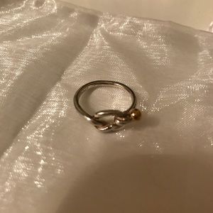 Tiffany & Co. Knot Ring size 6 925 Silver