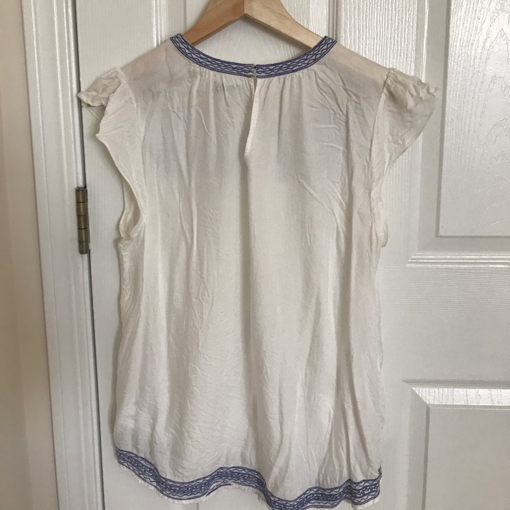 White Joie blouse - Picture 3 of 6