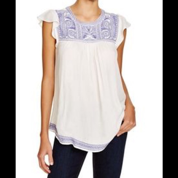 White Joie blouse - Picture 2 of 6