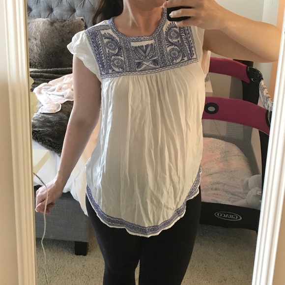 White Joie blouse - Picture 6 of 6