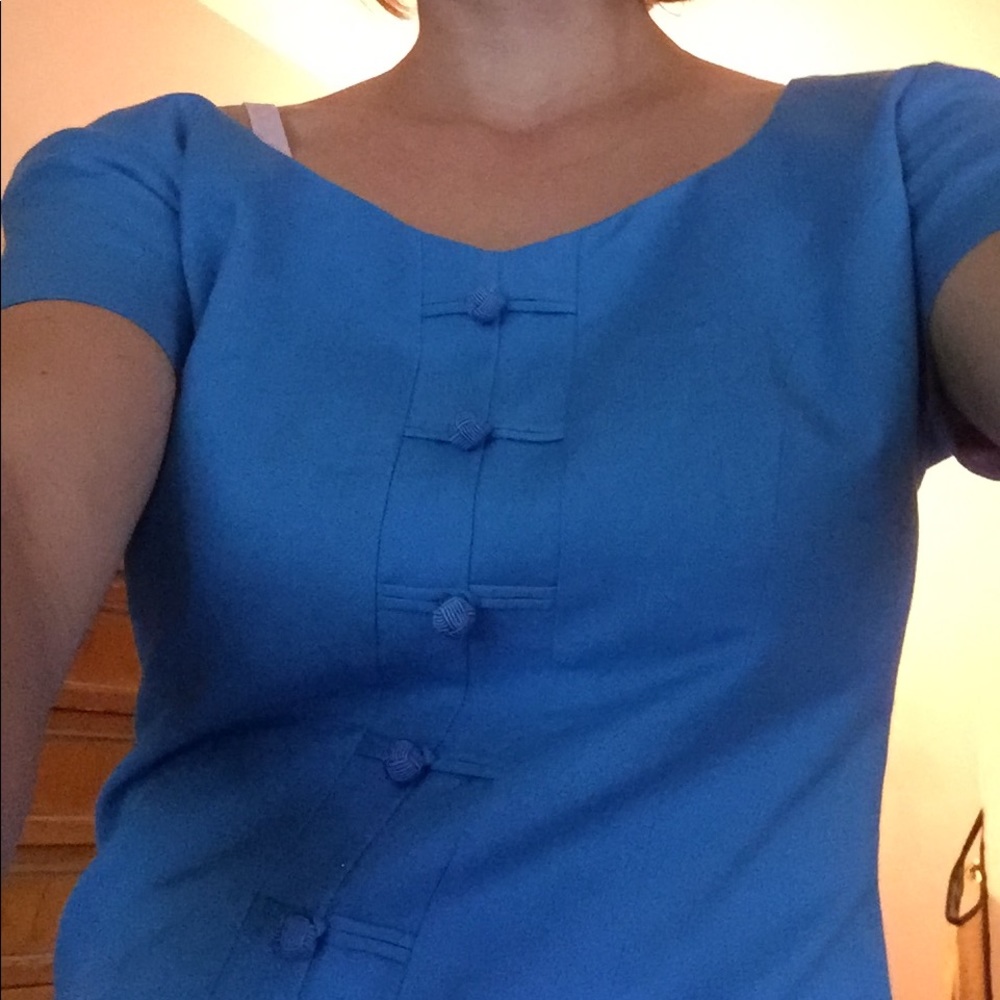 Jones New York dress size 4, aqua