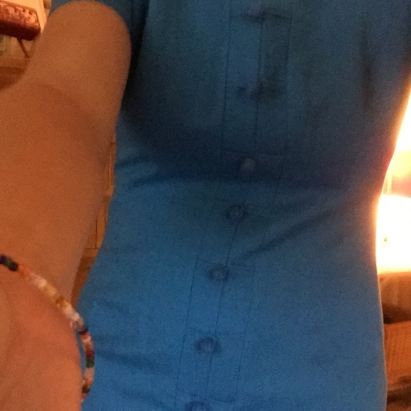 Jones New York dress size 4, aqua - Picture 2 of 5