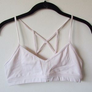ALO YOGA GODDESS SPORTS BRA - PINK CLOUD