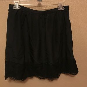 Forever 21 skirt with lace trim