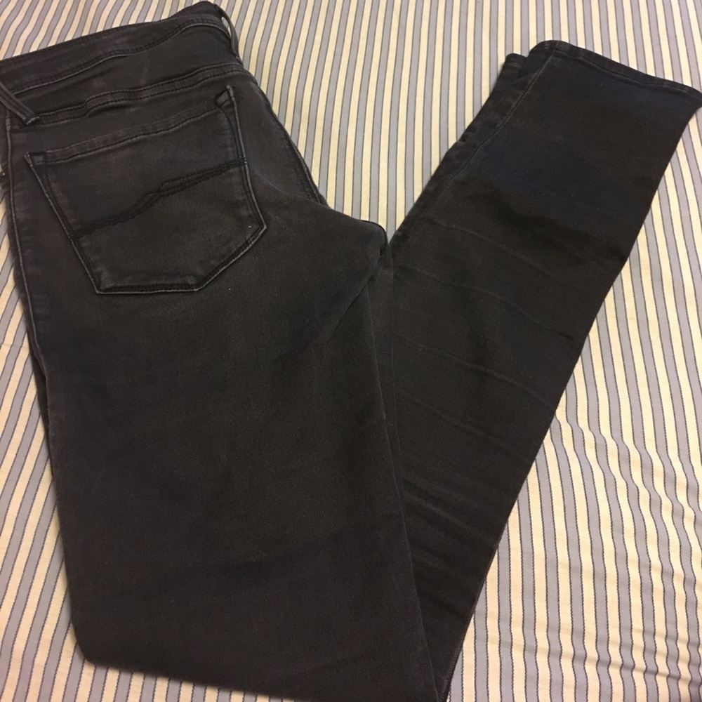 Jack Wills Grey Faded Super Skinny Jeans