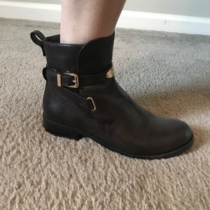 Michael Kors Brown Leather Boot