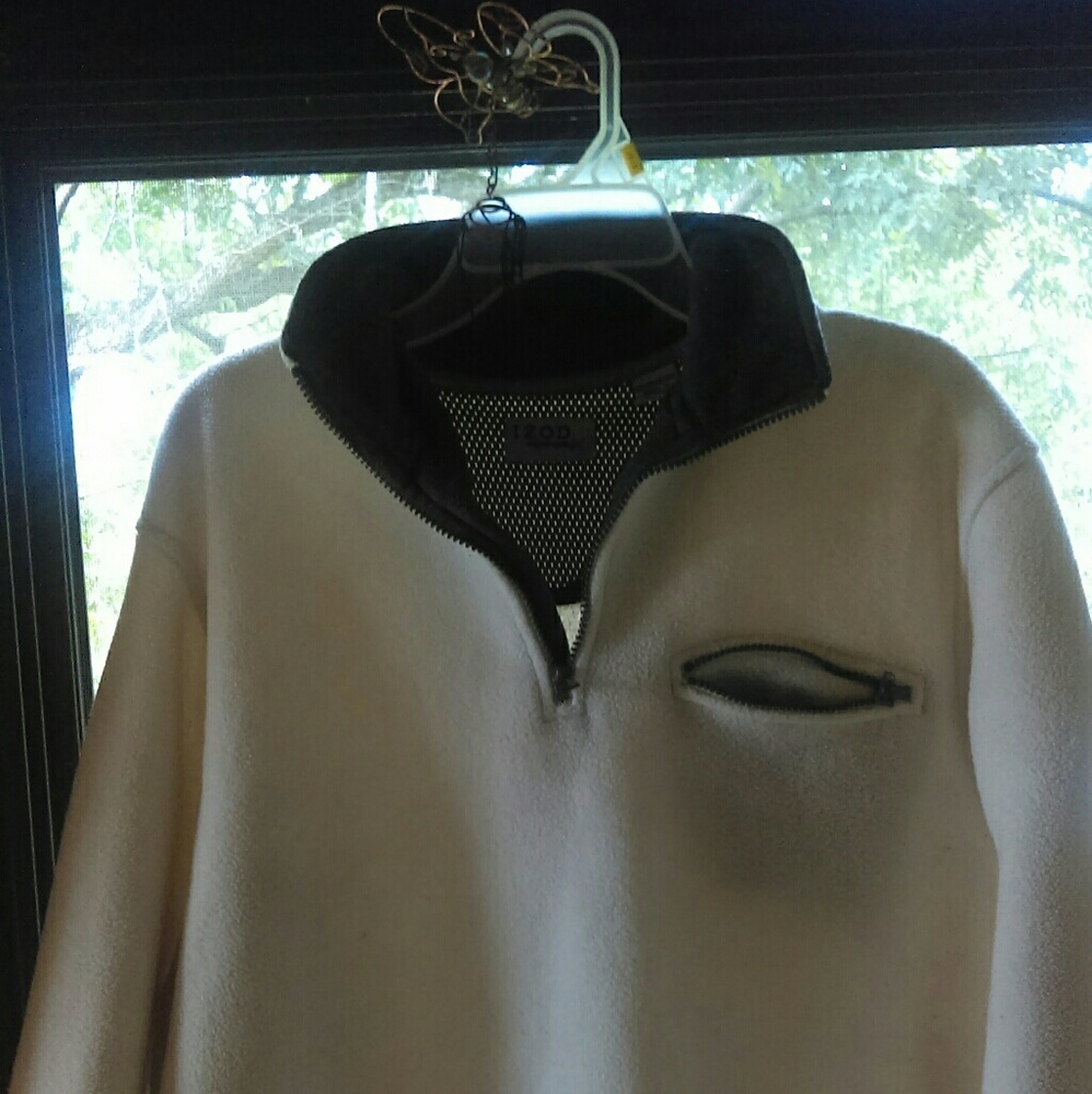 Slip over Izod shirt/ sweater fleece