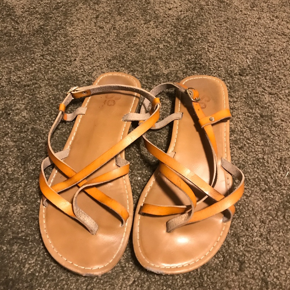 Brown sandals
