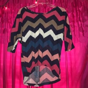 Colorful Chevron Sweater