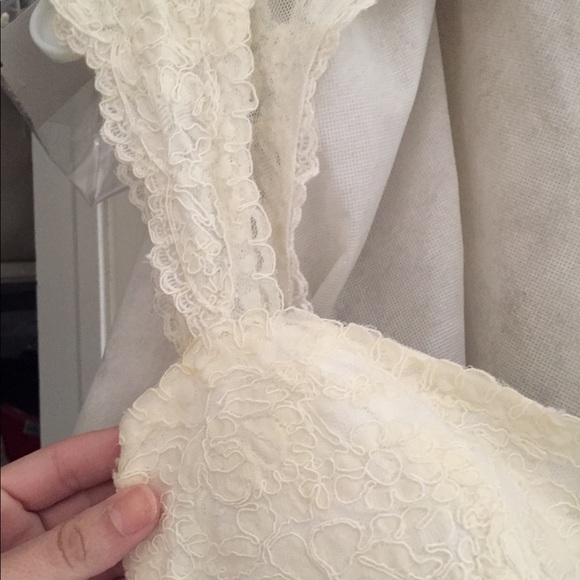 Davids Bridal Open Back Wedding Dress - Picture 7 of 8