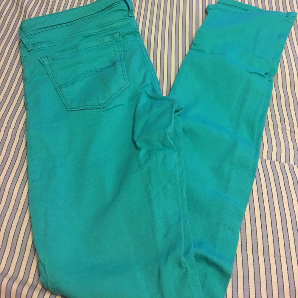 Jack Wills Teal Super Skinny Jeans