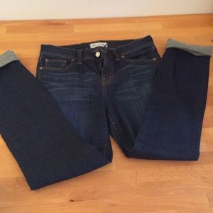 Madewell Alley straight jeans in waterfall.