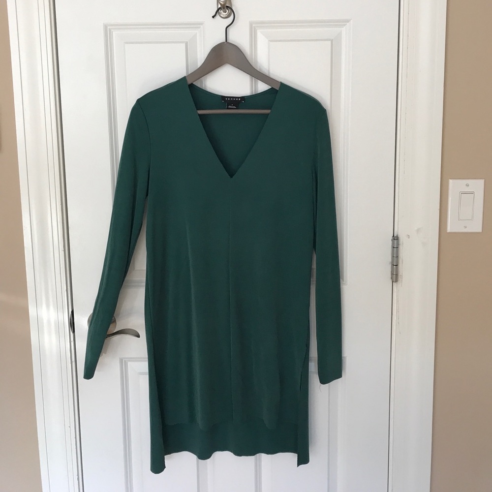 Forest green trouve tunic top