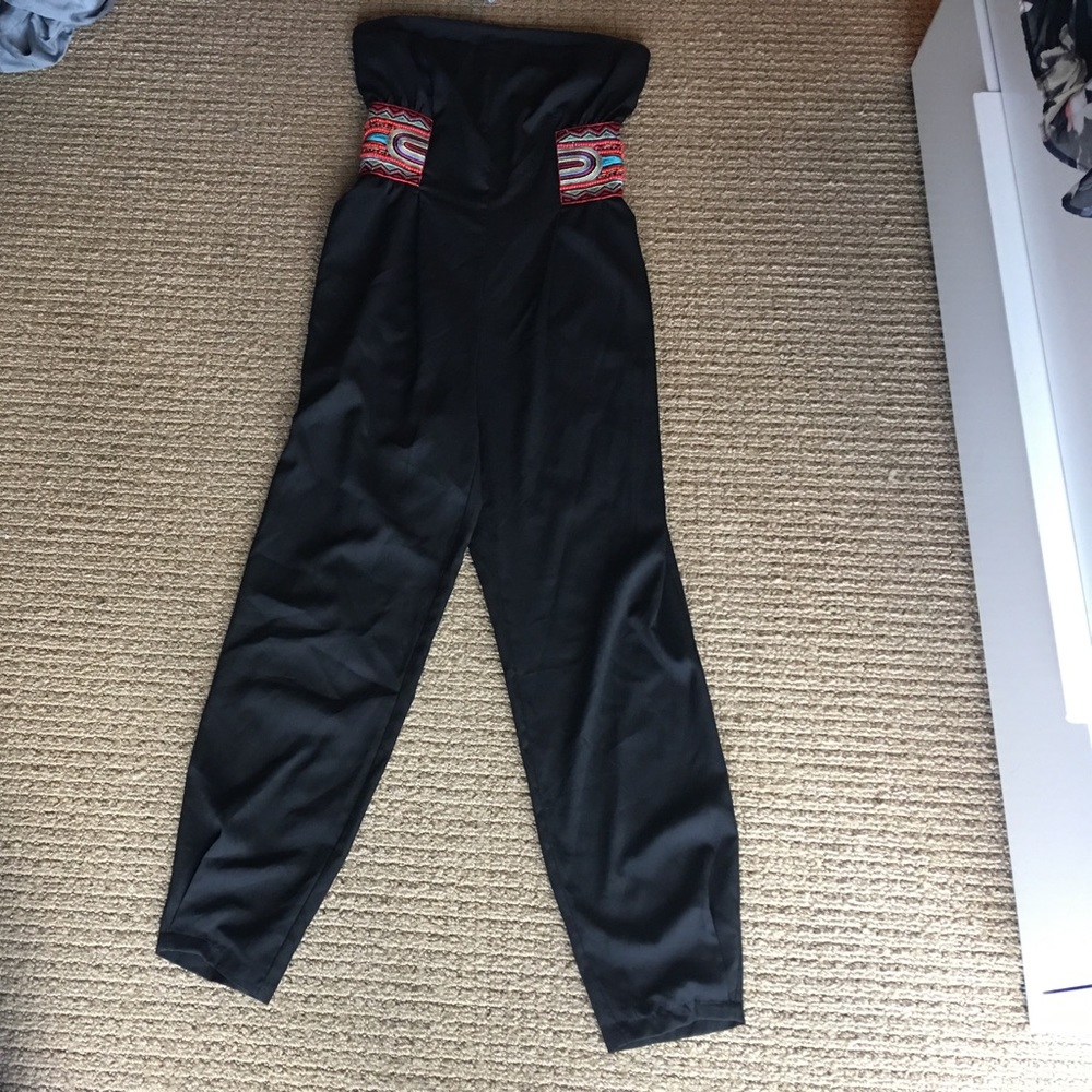 Black strapless Jumpsuit