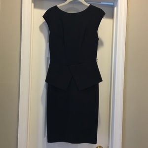 NWT Ted Baker London Beautiful Black Suiting Dress