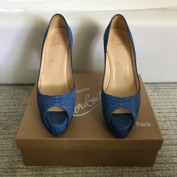 Christian Louboutin Altadama 140 Watersnake heels - Picture 2 of 4