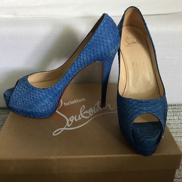 Christian Louboutin Shoes - Christian Louboutin Altadama 140 Watersnake heels