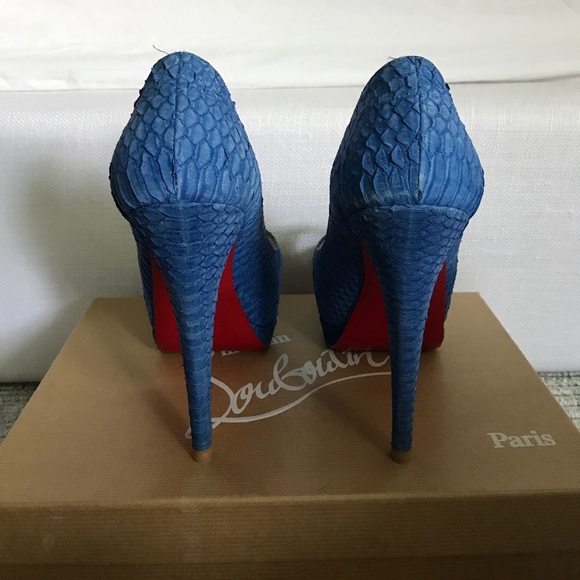 Christian Louboutin Altadama 140 Watersnake heels - Picture 3 of 4