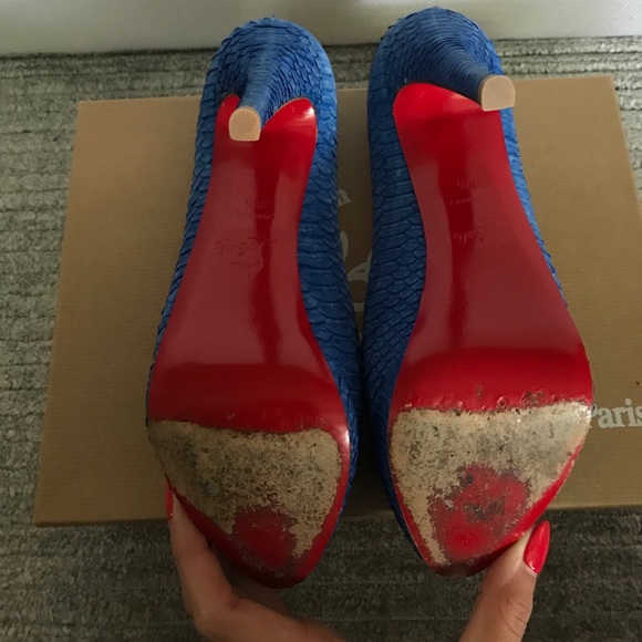 Christian Louboutin Altadama 140 Watersnake heels - Picture 4 of 4