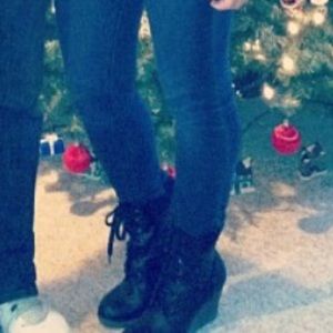 Bass Wedge Lace-up Ankle Boots