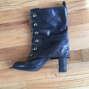 NINE WEST mid calf boot, size ten
