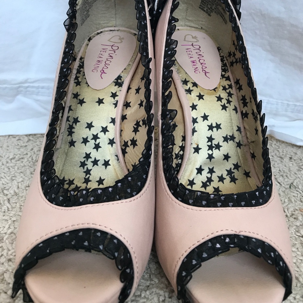Pink high heels