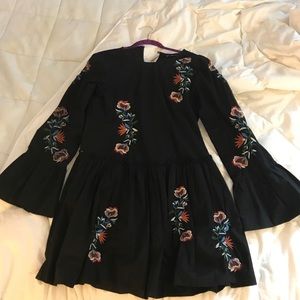 Zara Embroidered Dress