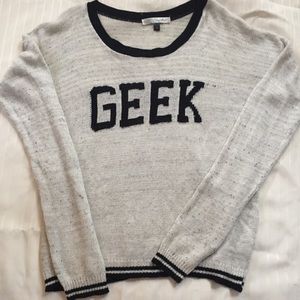 Say what? Campus ready pull over/sweater